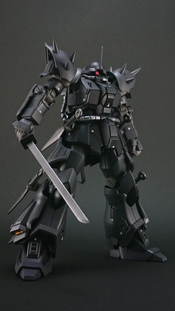 設定に伴いカラーリングを通常ナハトのパープルベースではなくグレーベースで塗装いたしました。