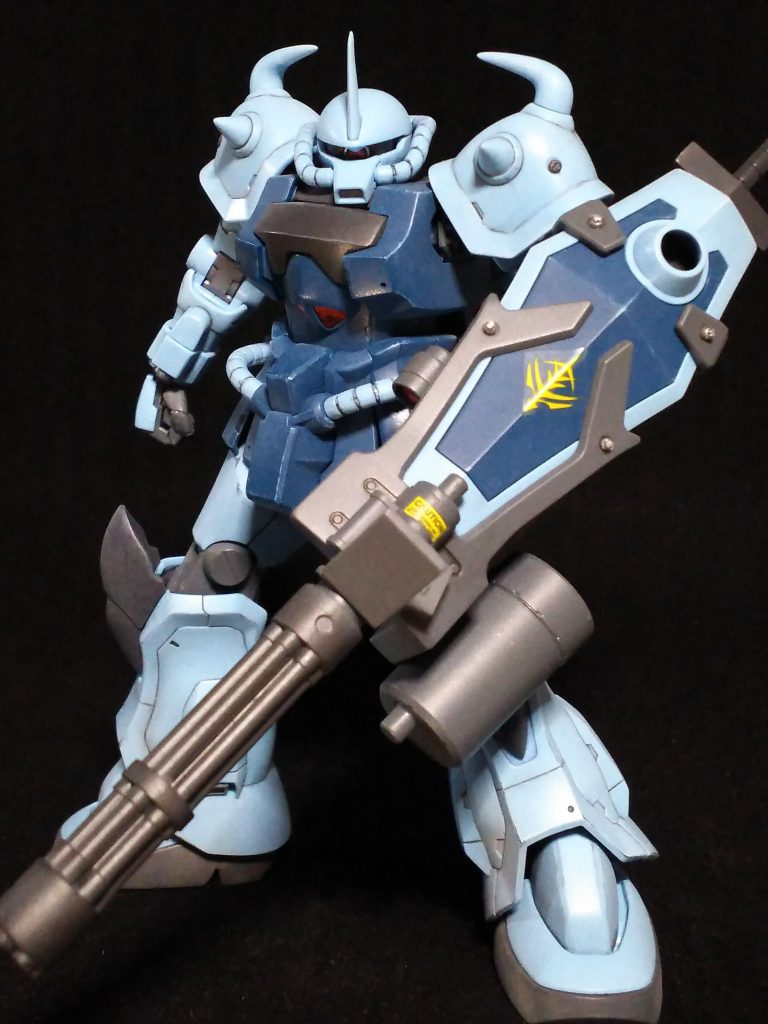 グフカスタムです。軽めにウェザリングしました。