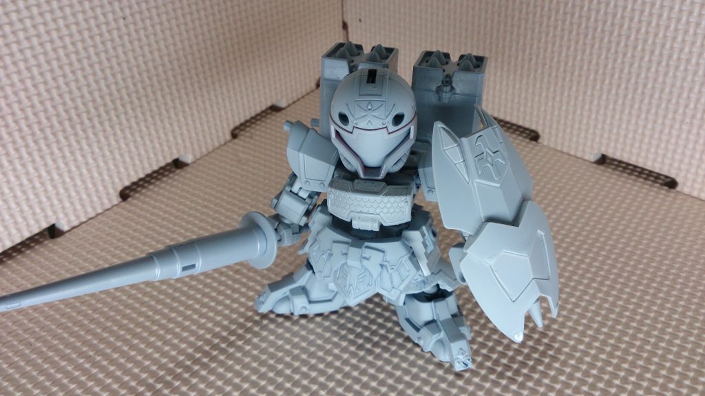 当初はネタがドムトルーパーなので色んなウィーザード(武器)も考えていましたが規格倒れ