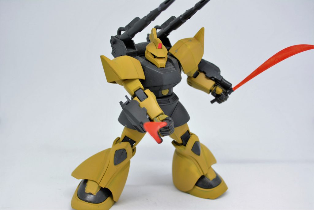 ビームナギナタは半分にしました。
逆刃にしているのはわざとです。