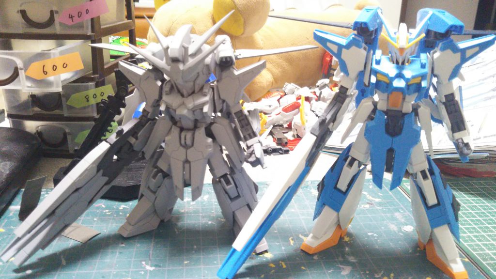 サフ状態
パチ組みとの比較