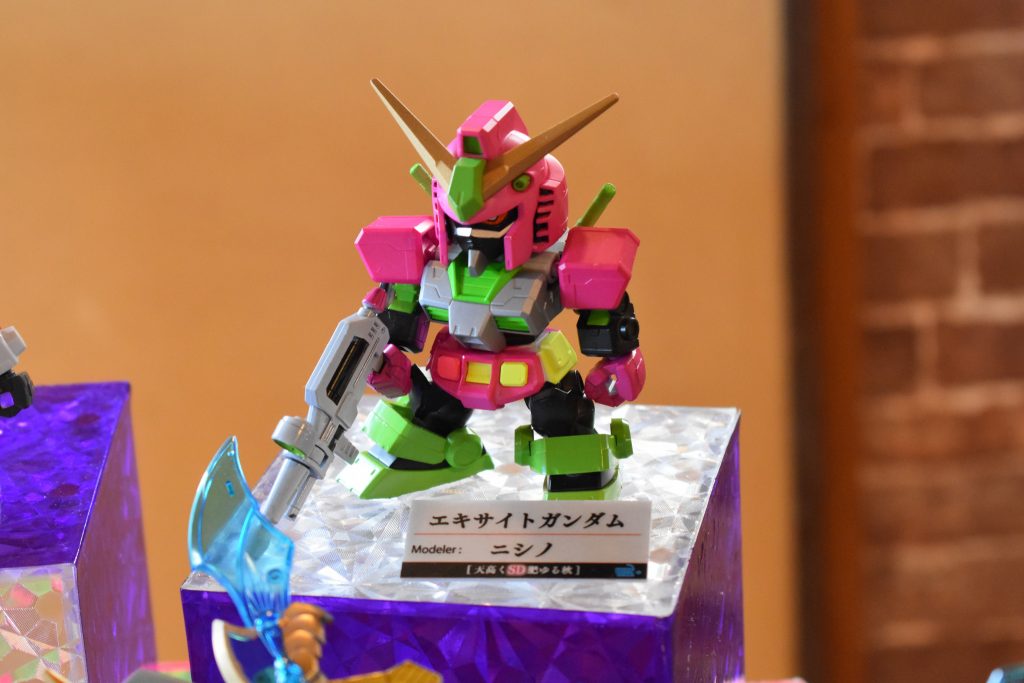【追記】現在、こちらはカフェアンロックファンクションさんのガンプラ展示会「カフェとガンプラと私」stage4.のSD展示スペースで展示させていただいております。*(※本イベントは終了いたしました。)*