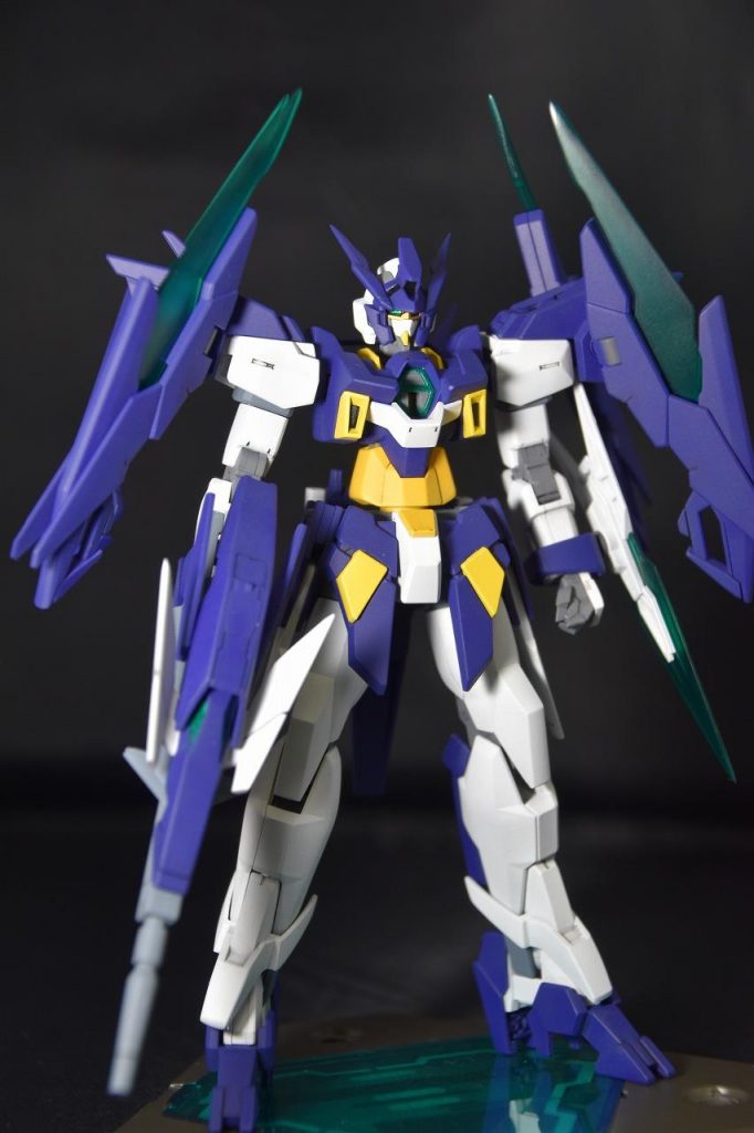 改修は各パーツのシャープ化ぐらいです。これはデカール貼る前とクリアー前の状態です。