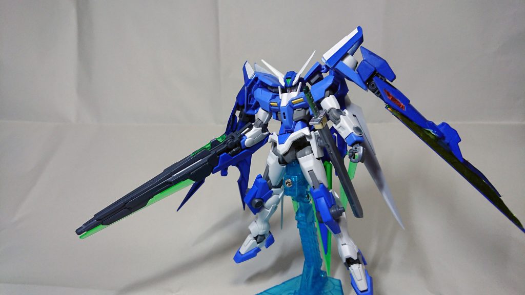 ガンブレイドだけでは火力で勝てないと考え、GNソードⅡブラスターを装備。