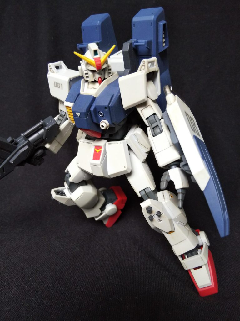 部分塗装、リアルタッチマーカー(ブラウン)による軽めの汚し、つや消しコートのお手軽仕上げ。