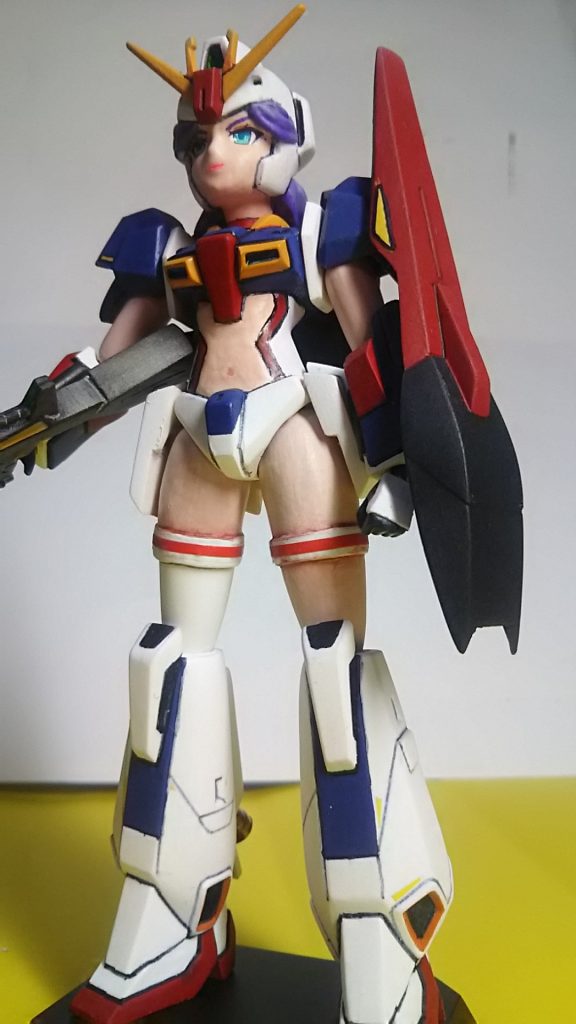 胴体部分はタイツ風に塗装