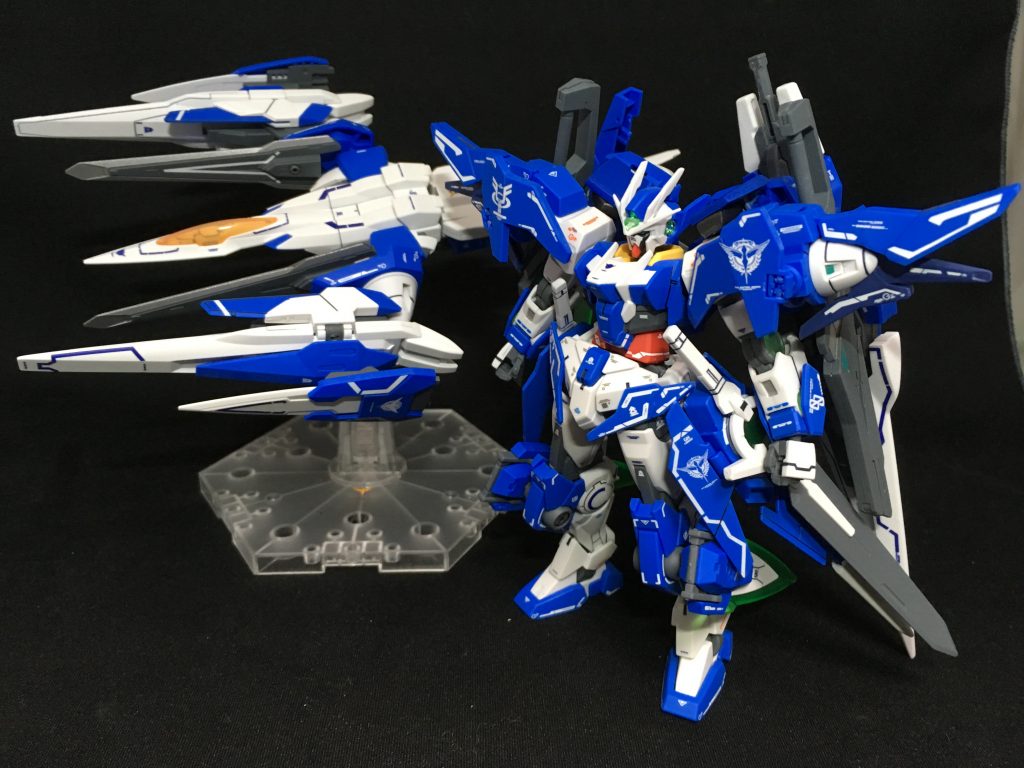 ガンダムダブルオースカイダイバーエースツヴェルフセイバー&オーバードライザー