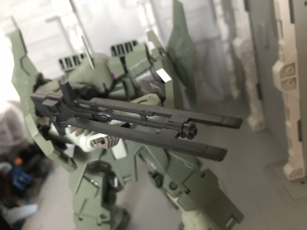 ティエレンの主兵装も付けみたら思いのほかしっくりきたのでそのまま利用