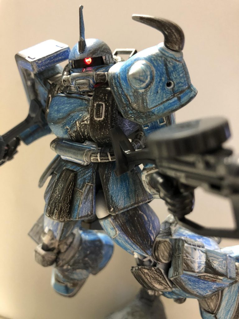 ザクR35 色鉛筆塗装–4枚目/制作者：COLA🥤SOUR