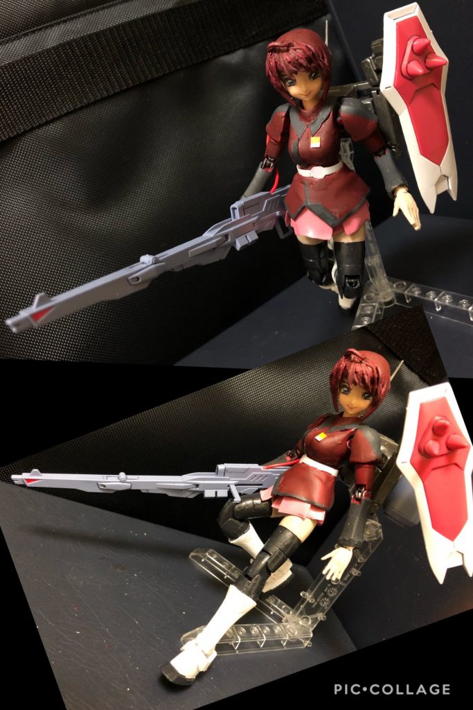 ozy「ルナマリア君、聞こえているかな。敵はよく知っているとは思うが、ガンダムタイプ3機だ。迎撃をたのむ。この戦争のカギを握るのは、君かもしれんな」
ルナマリア「了解！後は私に任せて！」

ルナマリア「あれね！敵機捕捉！見つけたわよ！」
ozy「了解だ。ぬかるなよ！」
ルナマリア「任せて！狙いは完璧よ。」
スティング「そんなモンに…当たるかよ！」
アウル「ハッ！そんなんでこの僕をやろうって！？」
ルナマリア「って！あれ？私って射撃苦手なのよね〜〜。」
ozy「おやおや…功を焦りすぎたかね？」