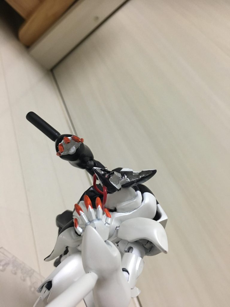 フェイスの中からメガ粒子砲。これでレコードブレイカーを二体ボカーンと。
こんなとこからメガ粒子砲でるとは思わんな。木製帝国恐るべし