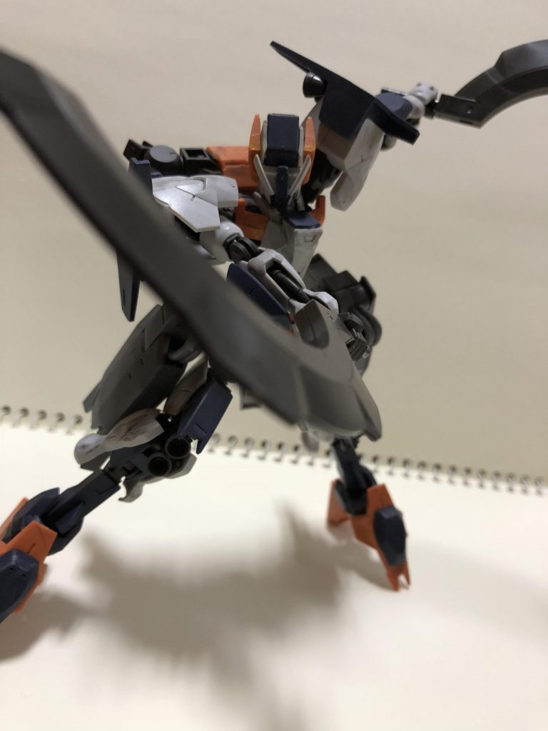 ヘキサフレームのおかげで良く動きます。