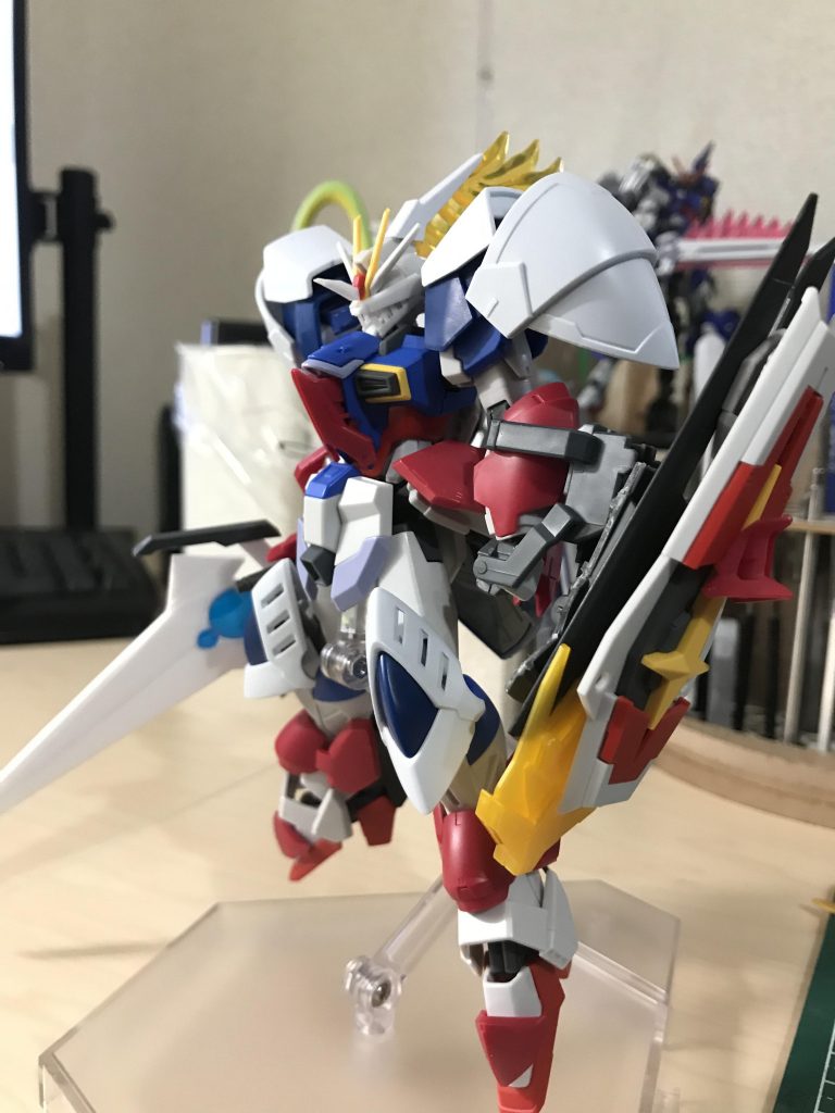 塗装前で大体何のパーツがどこにあるかわかると思います