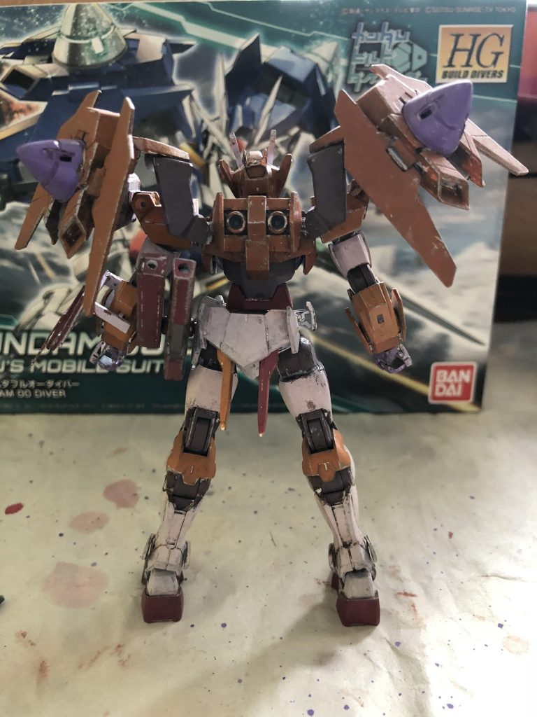 リアビュー。GNキャノンの存在によりツインドライヴは少々ずらしています。