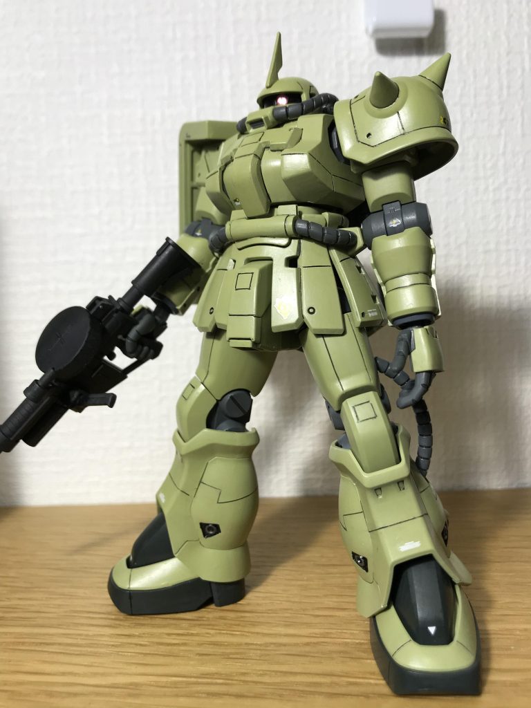 個人的には、この段階で止めても良かったなぁ…と思っています（笑）
ここ最近で一番筆塗りが上手くいったので（笑）