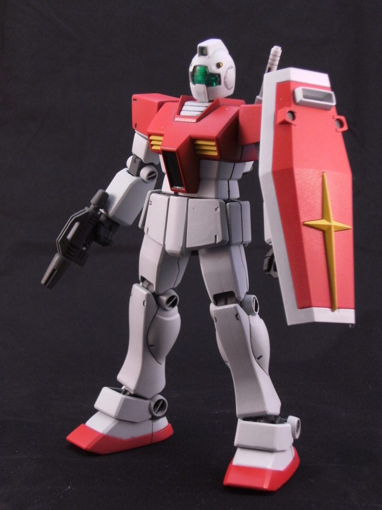 MGジムVer.1.0のような腰部フロントアーマーの分割を再現。