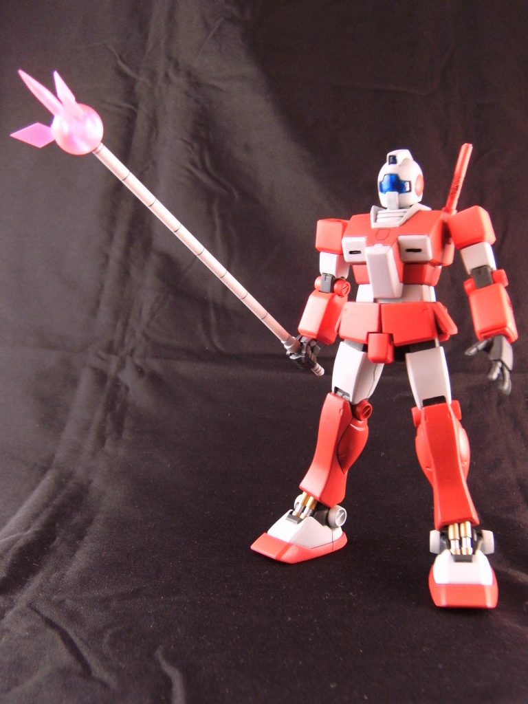 ビーム刃発生状態。
重さもそんなにないので、片手で維持出来ます。