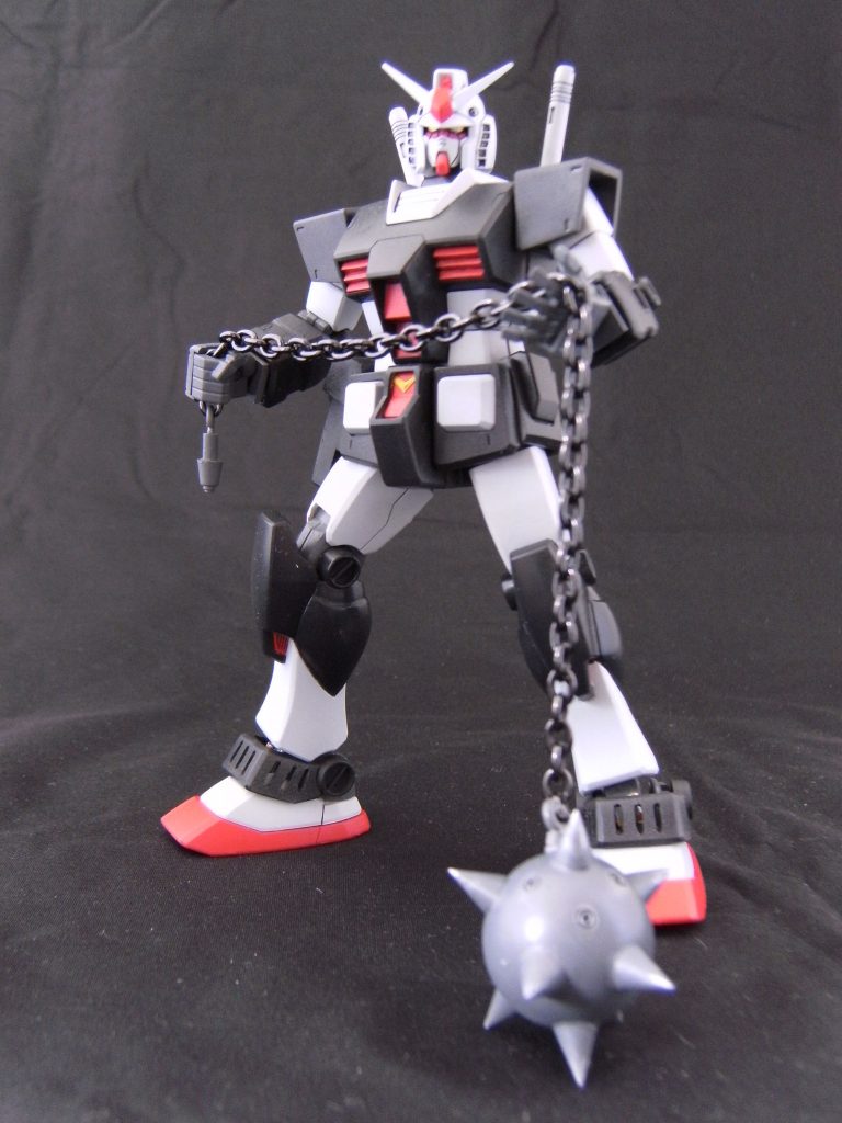 両端を交換してハイパーハンマーへ。
棘とバーニアは市販パーツに交換しています。