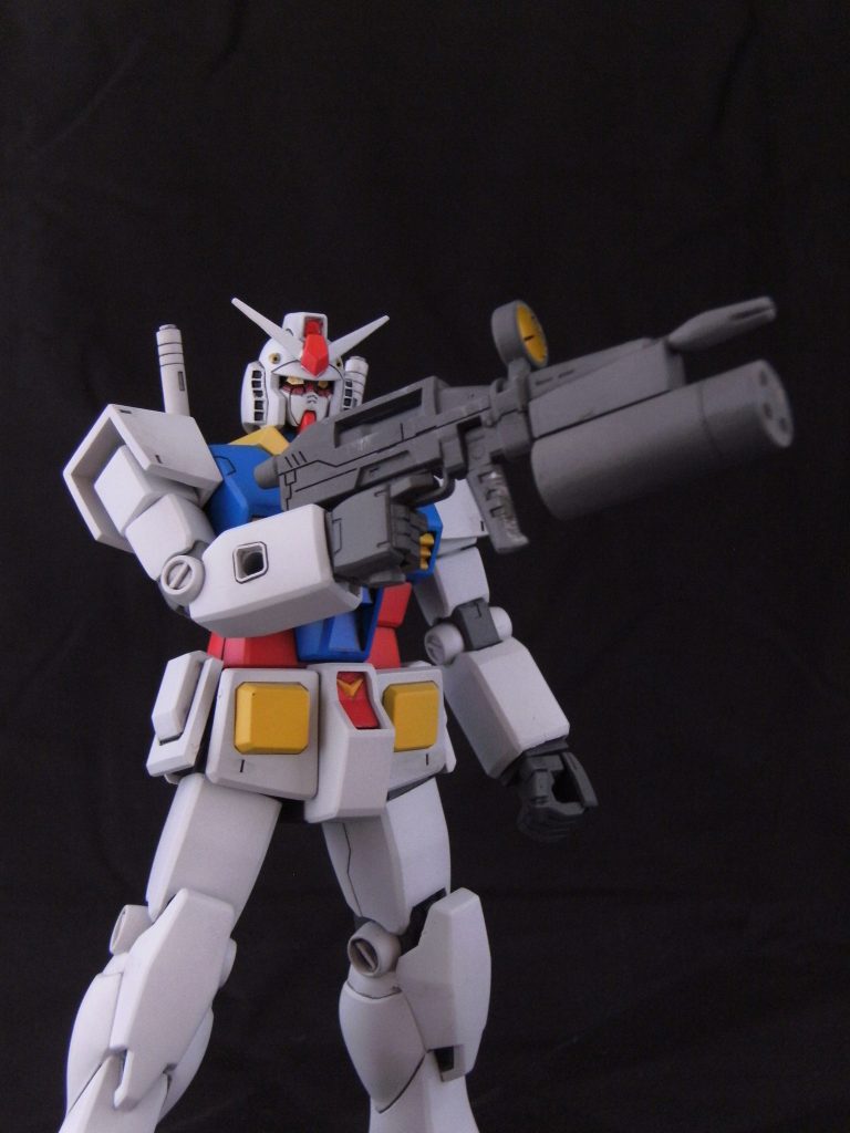 スーパーナパーム装備。
基部はライフルにスライドで取り付け、本体はネオジム磁石で取り付けます。