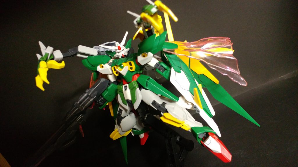 ジーエンハングの使用時は虎、狼を上に向けると前に長く伸ばせる