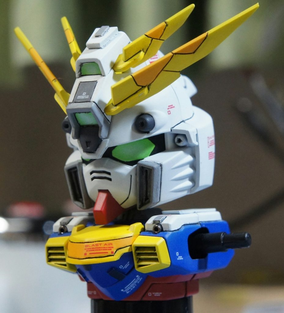 色を塗りわけて墨入れした状態です。
ここまでご覧いただいてありがとうございました!!!