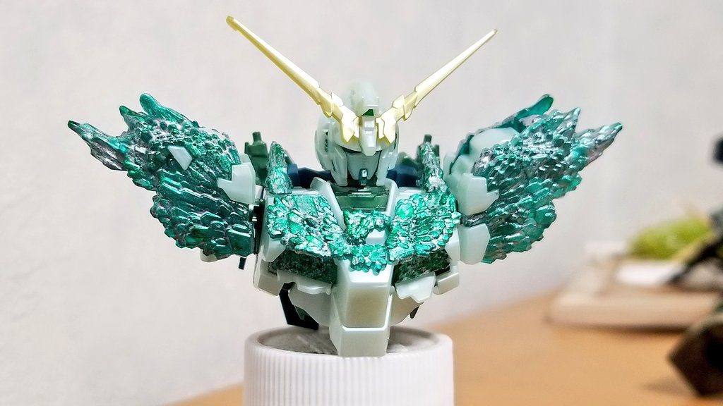 我慢出来ずざっくりと組み立て……この時点でカッコよくてニヤけてました（笑）