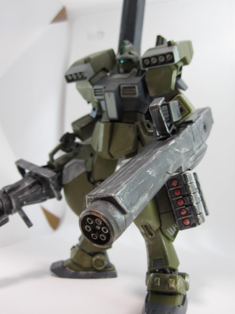 ガトリングの銃口を焼き色っぽい感じにSHADE入れてます。