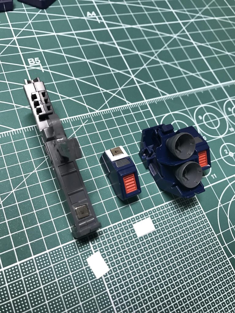 自分としての初の試み。
磁石埋め込み。