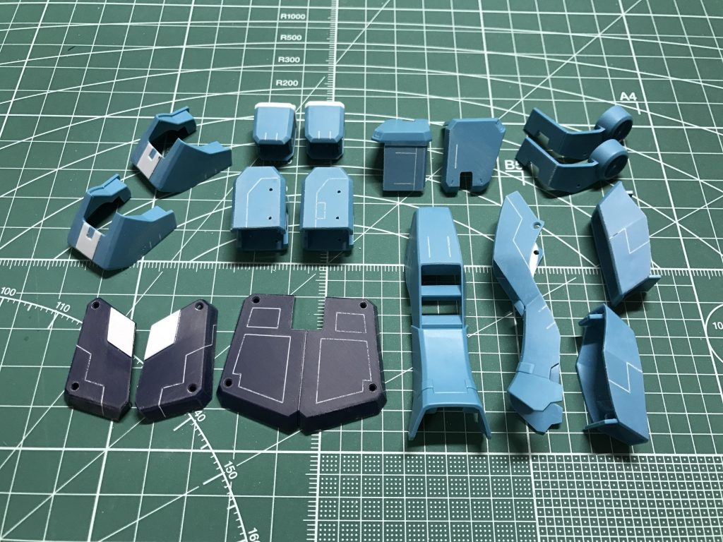 スジはうるさくない程度に。