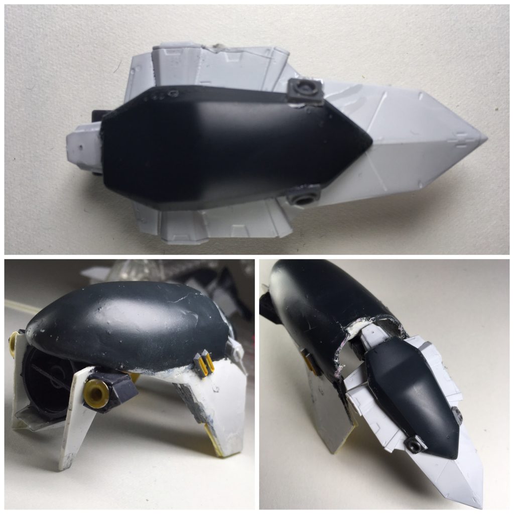 ジェットエンジン、スプレッドビーム砲付きシールド