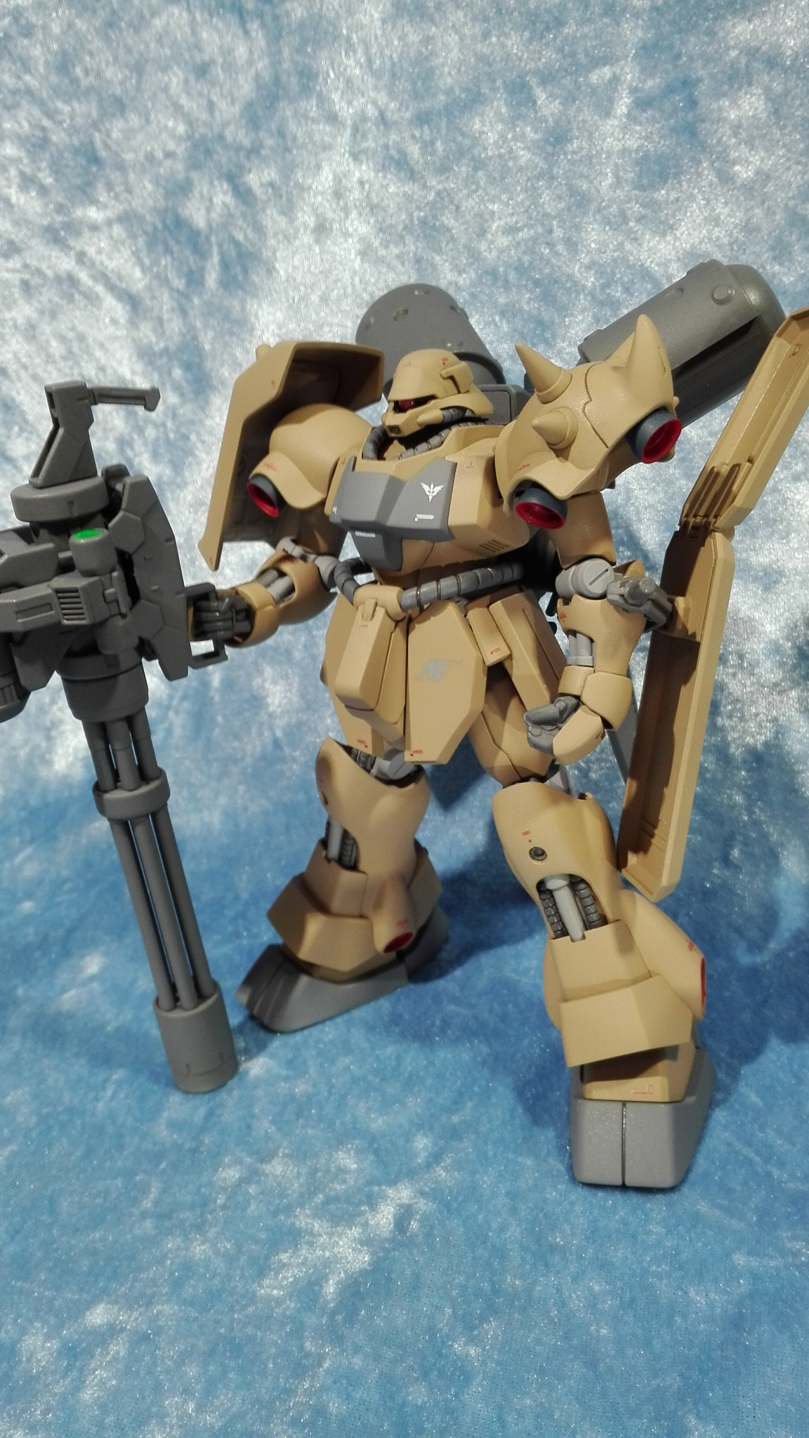 ガンプラ HGUC 1/144ジ・オ ジャイアントガトリング付重装備Ver完成品