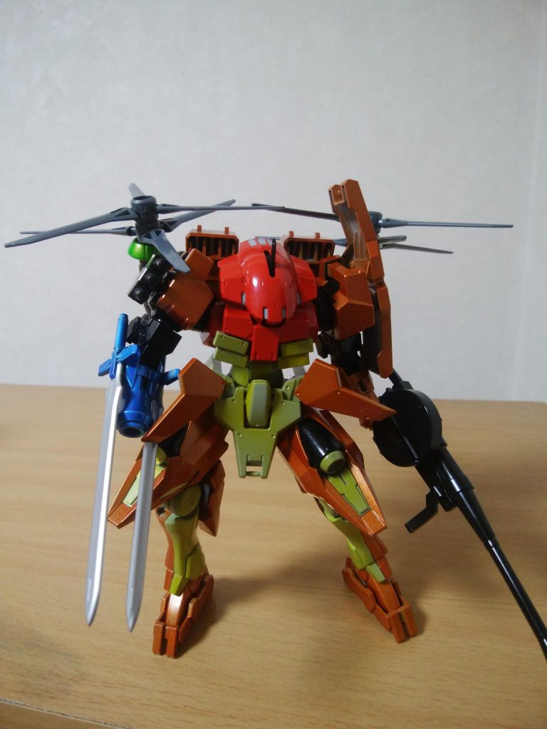 一様出来た!
プロペラもつけるん🐥
因みにカラーリングはメトロイド
サムスアランです