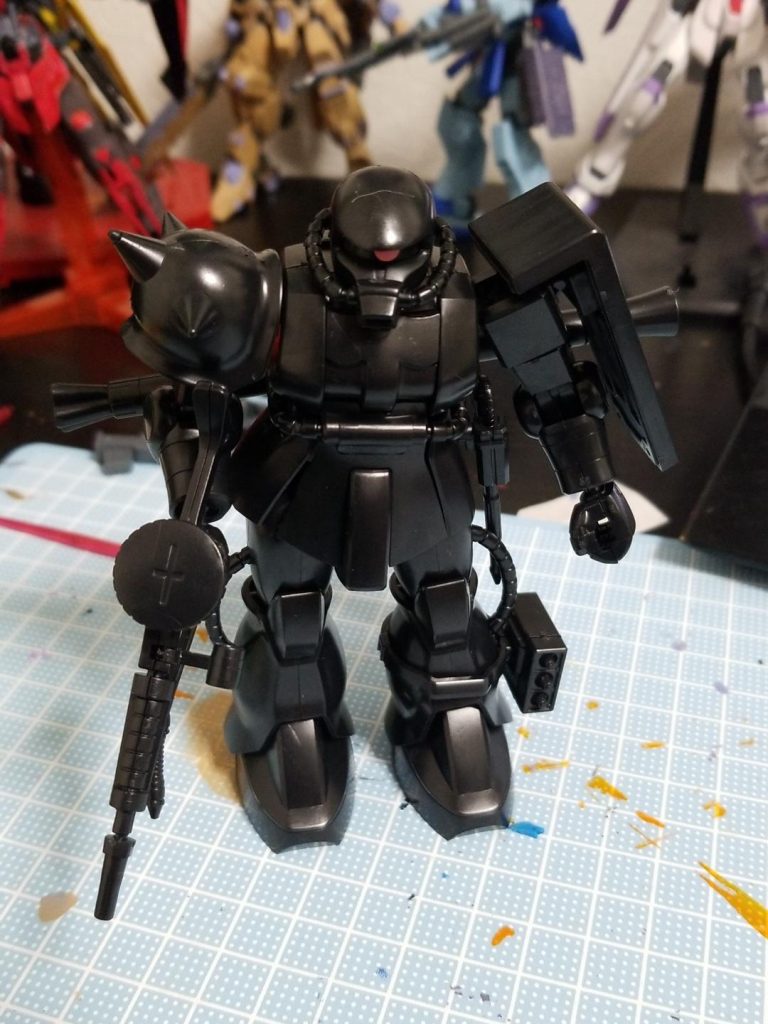 ベースキットのエコプラザク
見事なまでに黒である