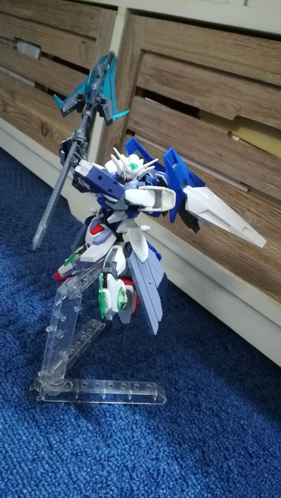 んでもって、メイス装備がカッコいいとわかる一枚ですm(_ _)m
勢いがあってお気に入りです(^_^)v
今回は、いかがでしたか?
個人的には、結構頑張ったほうかと思います~
同時進行で色々作っているので次はこれを紹介するとは言えませんが、多分本機の別装備を紹介すると思います~
そのときは、また温かい目で見てやってくださいm(_ _)m
コメントもこれからの参考にしたいのでよろしければお願いしますo(^o^)o