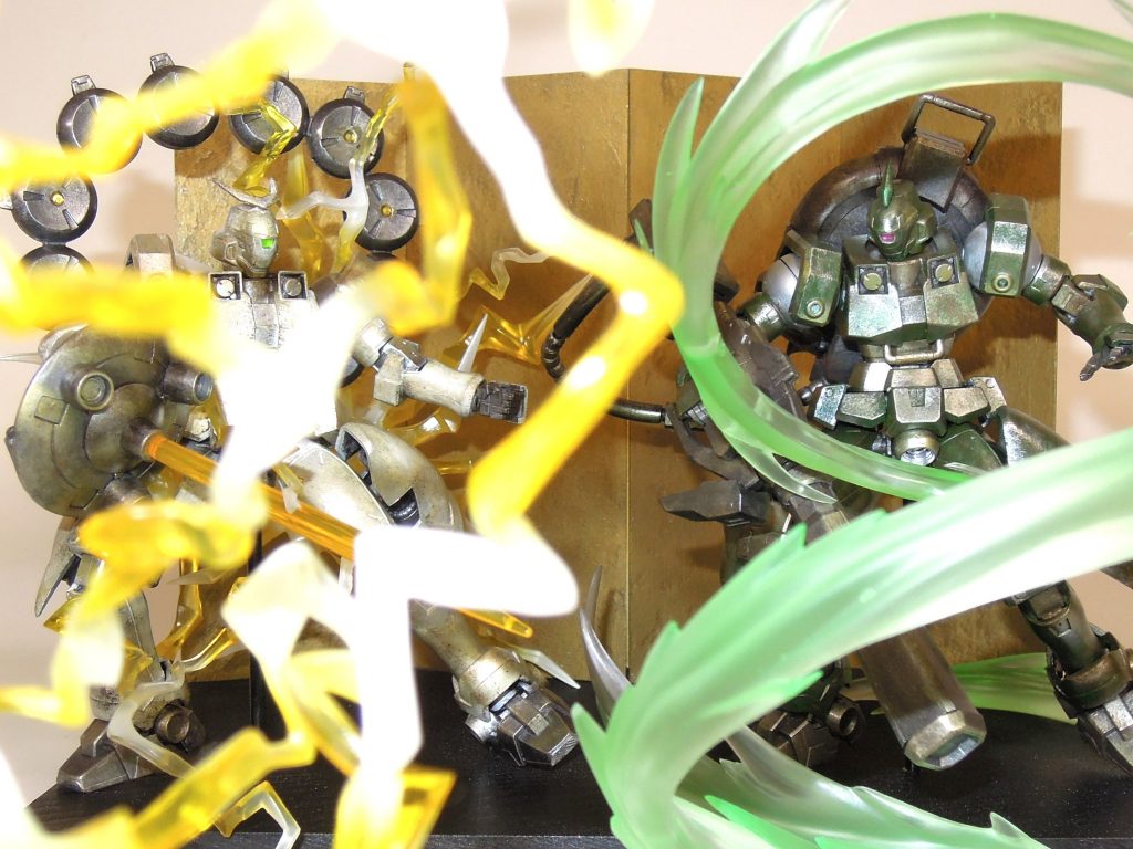 雷と風を纏う二機。