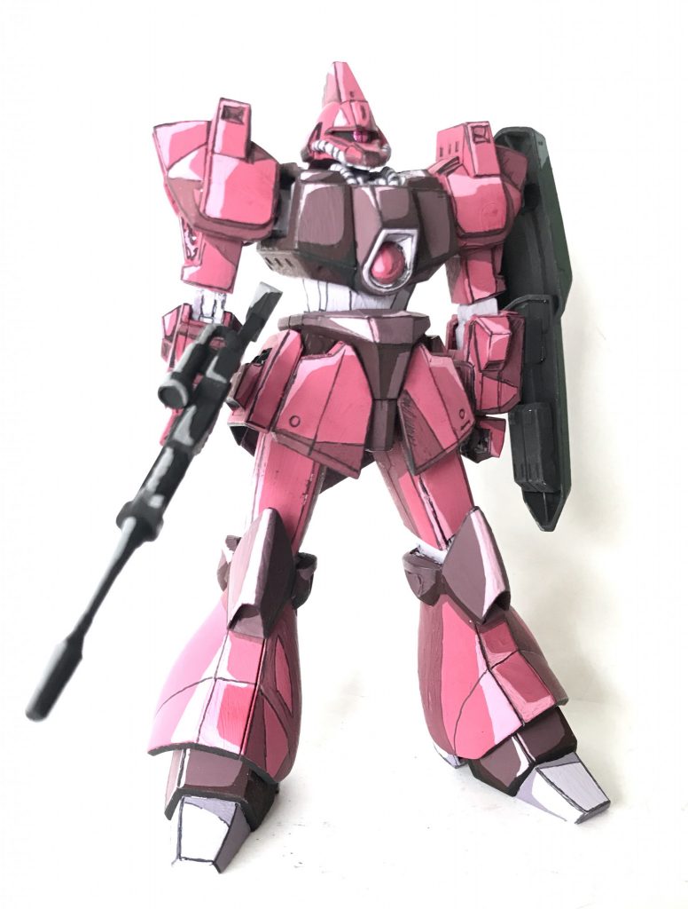 ガルバルディβ アニメイラスト風模型–2枚目/制作者：@j_gunaka