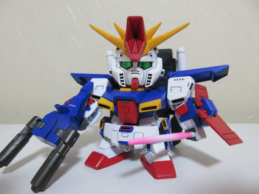 フル装備で。細かい部分まで塗り分けるのはなかなか手間でした(;^_^A