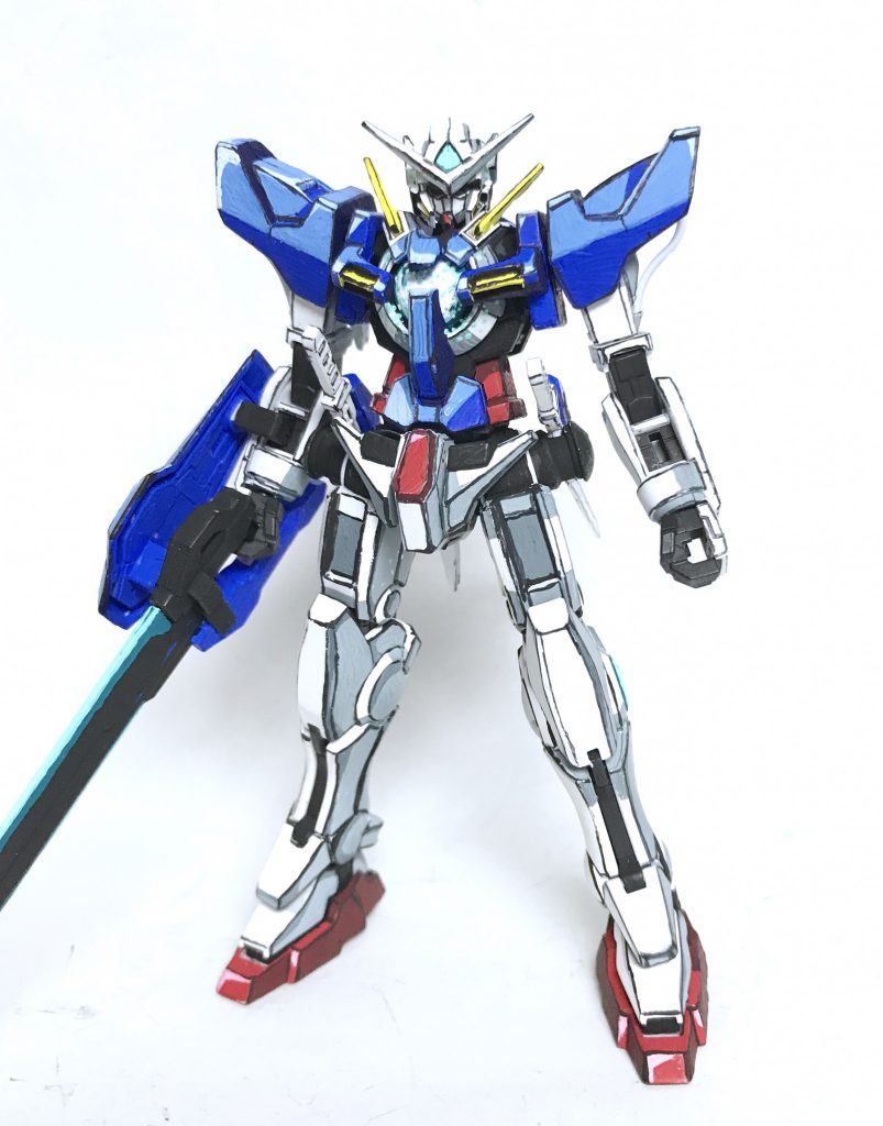 ガンダムエクシア イラスト風–3枚目/制作者：@j_gunaka