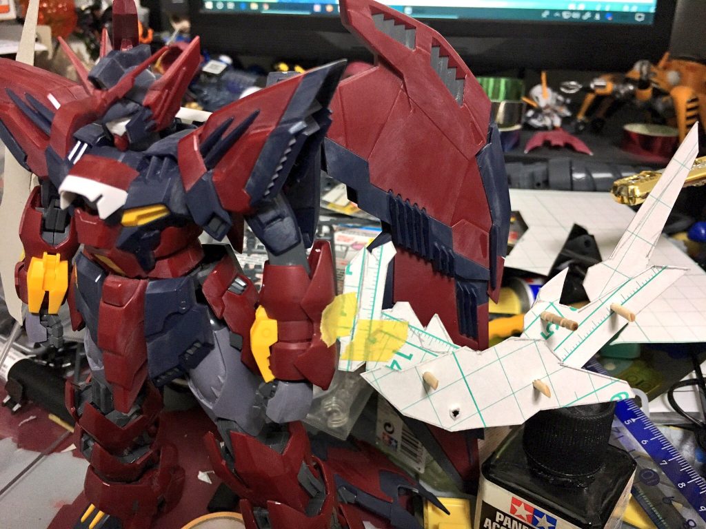 厚紙その2。
可動機構の検証。