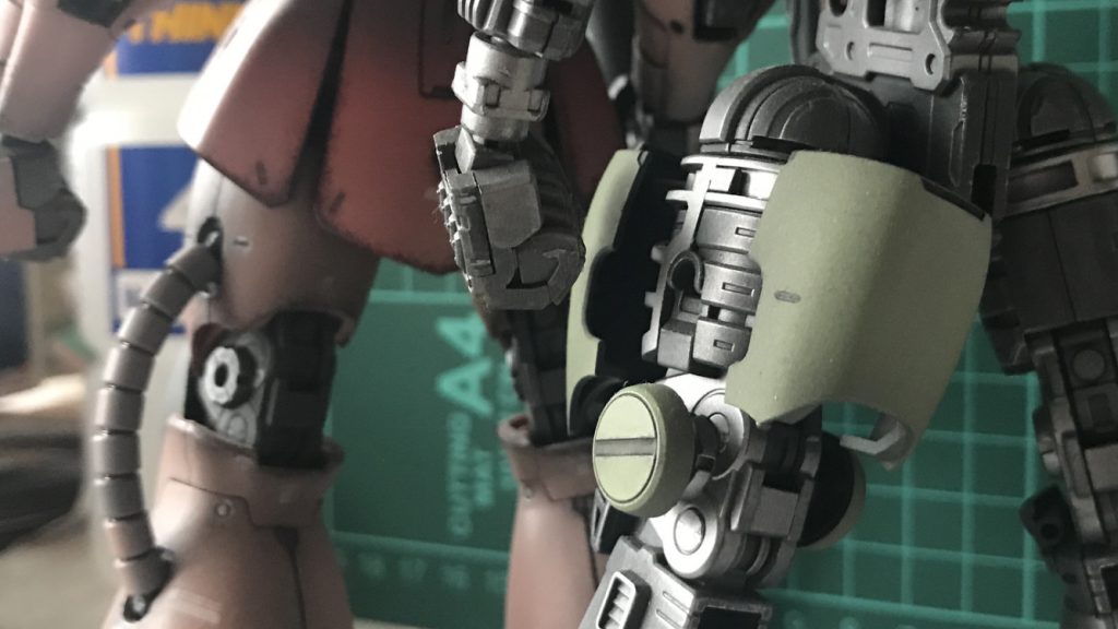 MG シャア専用ザクver.2.0–4枚目/制作者：I am SHIGE ガンプラ再生工場