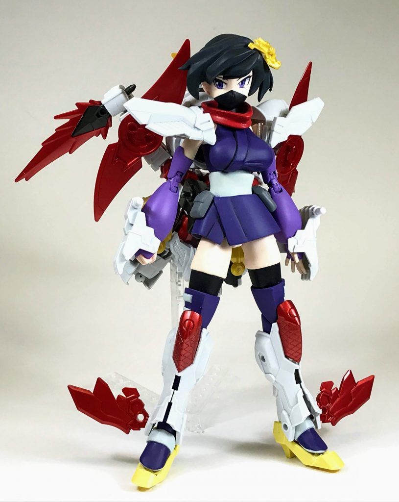 RX-零丸発売後に両面テープなどを使って合体を検討、だいたいの方向性が見えた状態。