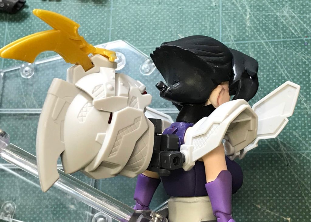 各部をきちんと接続できるように、ジョイントパーツを組み合わせて製作。