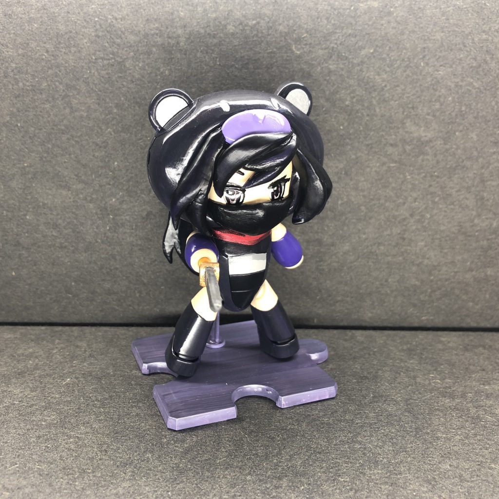 首も重すぎるので自立もできませんしマステ噛ませて殆ど動きませんw