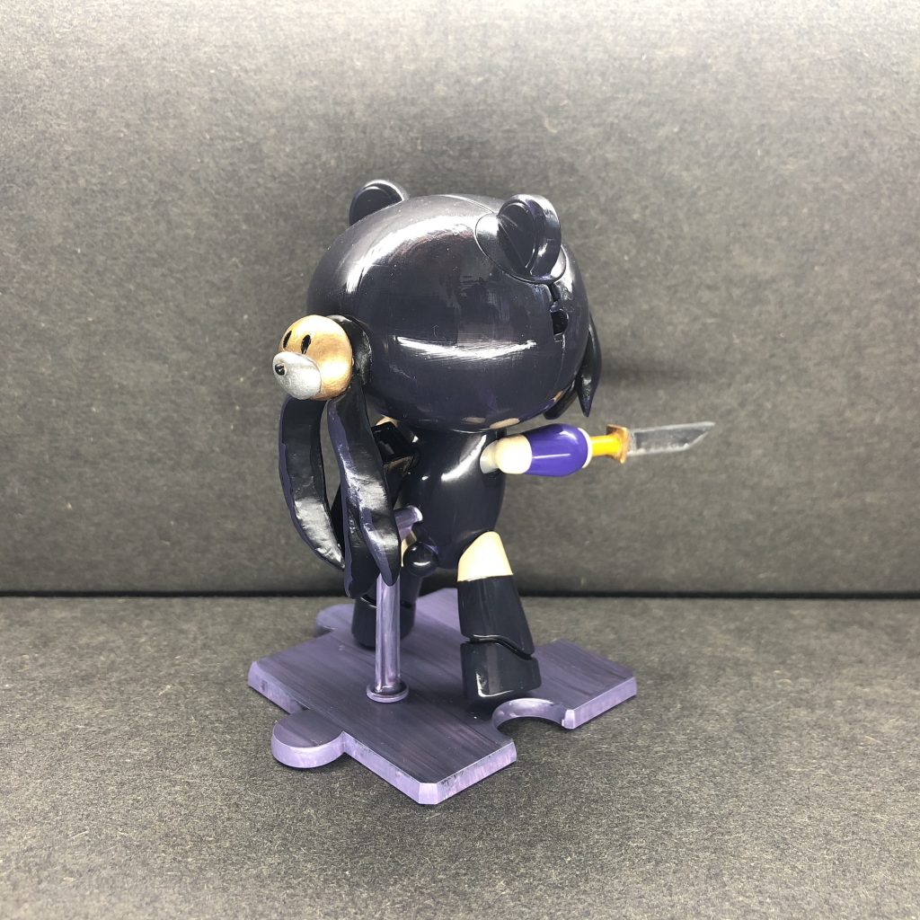 後ろ髪は金プチッガイ風髪飾りに