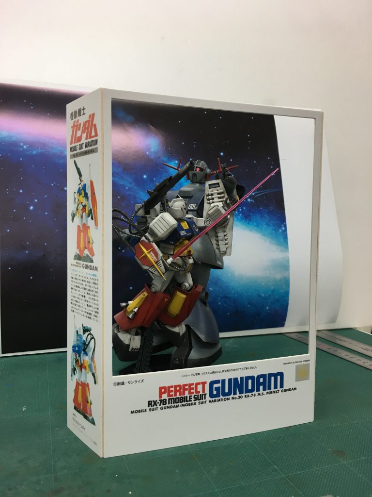 背景は書き割りみたいな感じです