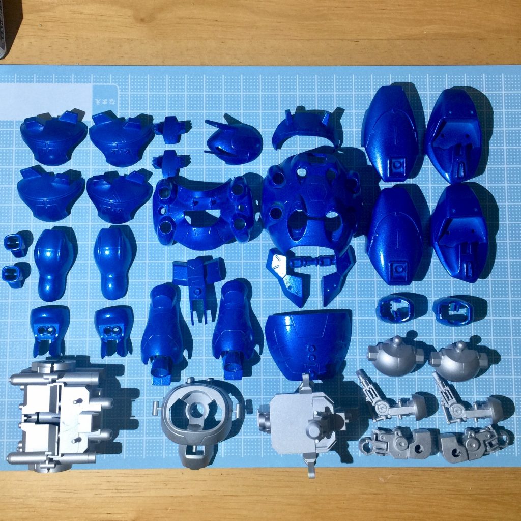 缶スプレーにて塗装後。