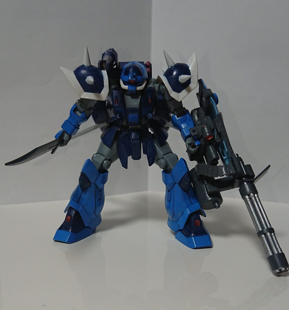 ハーフキャノンを撃っている体勢