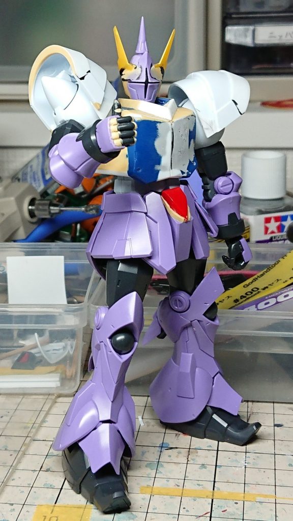 おおよそ形状ができてきたころです