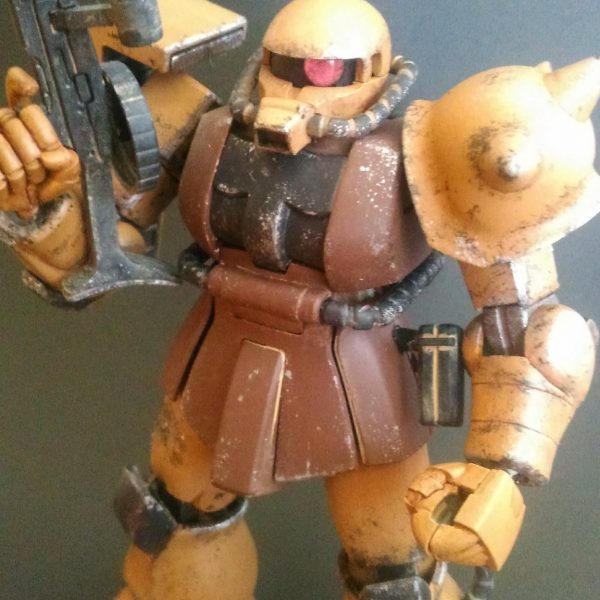 ザクⅡ 砂漠塗装