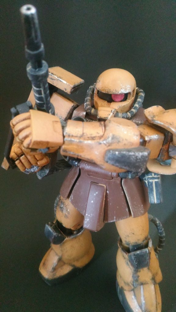 ザクⅡ 砂漠塗装–3枚目/制作者:マスカラメロン